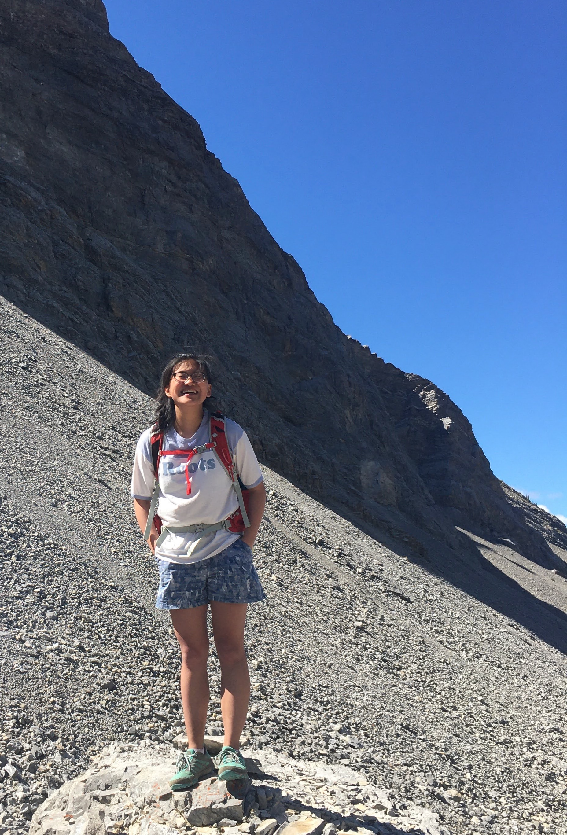 me hiking at pickle jar lakes, ab